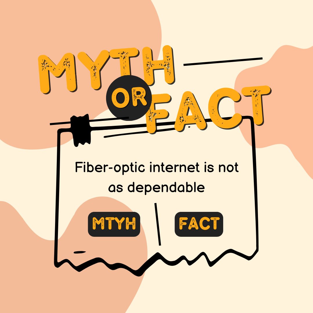 Contrary to myth, fiber internet is highly safe and reliable. Made of glass, not copper, it's resistant to weather-induced brittleness!💪

Learn more here! yellowstonefiber.com/7-myths-of-fib…

#FiberOptic #broadband #Progress #Montana #YellowstoneFiber #Tech