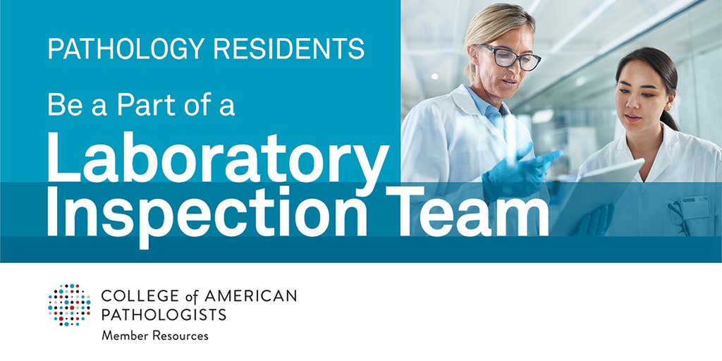 By joining an inspection team, you’ll visit new laboratories, participate in training, and network with pathologists outside your institution. Enhance your career and your proficiency in pathology, all while satisfying a #pathresident ACGME requirement. brnw.ch/21wJQPo