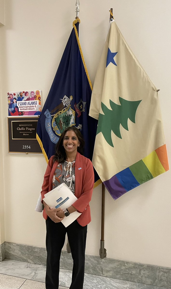 Thank you @chelliepingree (& staffer Evan!) for understanding the importance of the #RyanWhite HIV/AIDS Program, a national #PrEP program & #BioPreparednessWorkforce. We appreciate your support. @HIVMA @IDSAInfo