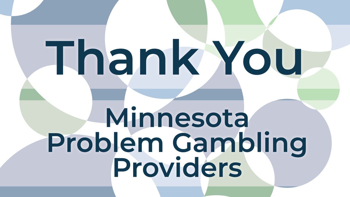 This #MentalHealthAwarenessMonth, we’re proud to recognize the tremendous work of our approved problem gambling providers. As more individuals reach out for help and resources across Minnesota, these providers offer vital guidance and support. Thank you! #MNAPG