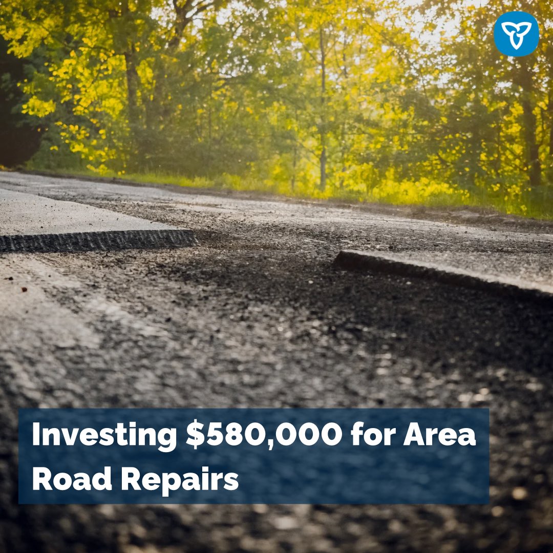 NEW: Through our Connecting Links program, #Ontario is investing $580,000 in support of #Mattawa and #WestNipissing road projects. We’re helping maintain the vital roads and bridges that connect people to good jobs, support the movement of goods and drive economic growth in