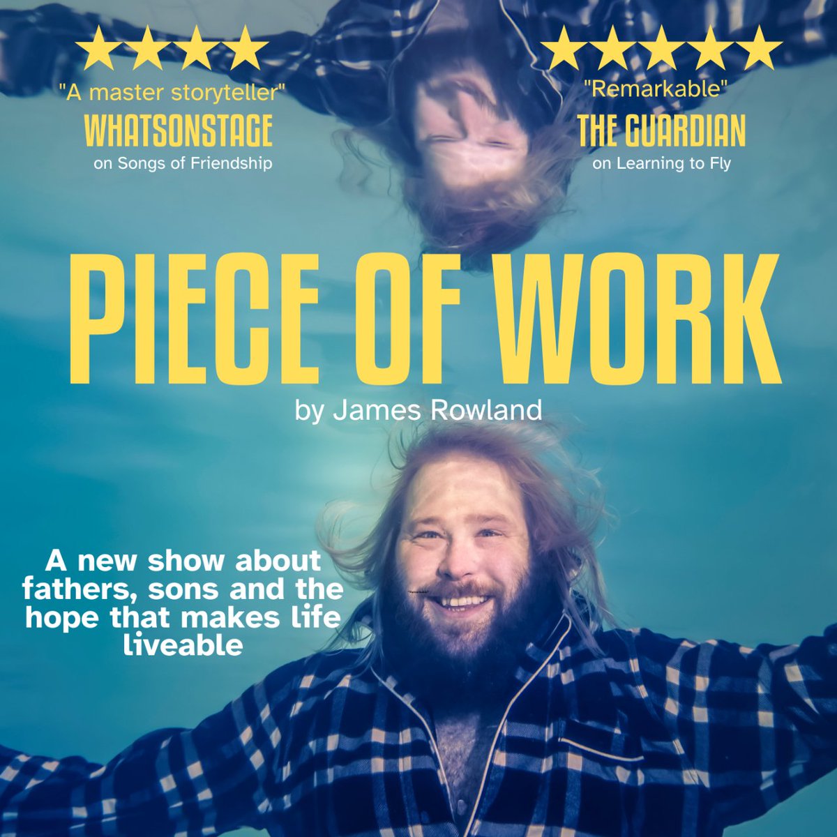 Acclaimed show Piece of Work by @Jdsrowland is TOMORROW. A show about fathers, sons and the hope that makes life livable. James brings together storytelling, music and comedy for a production that is both hilarious and heartbreaking. Fri 17 May | 7:30pm skiptontownhall.co.uk/whats-on/a-pie…