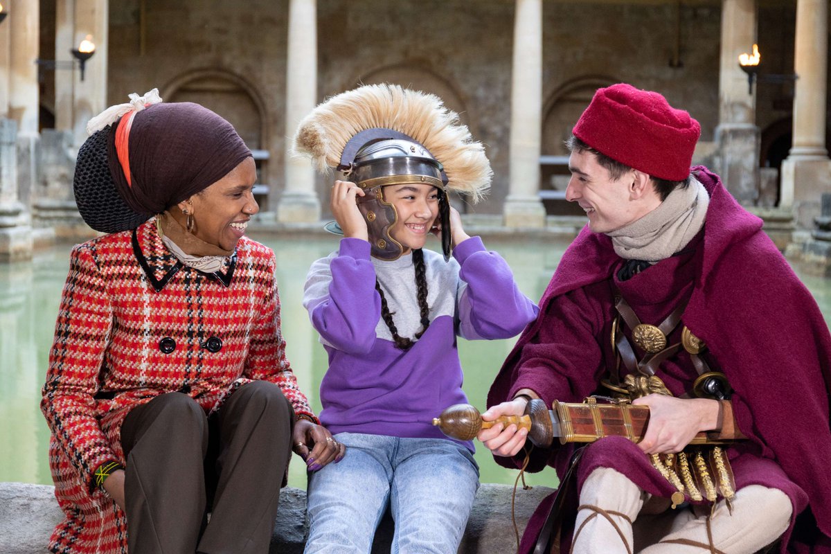 🏛️✨ This May half-term, step back in time at the Roman Baths! Meet costumed Romans, join fun trails, make a Roman writing tablet, and enjoy a children’s audio guide narrated by Michael Rosen. Book your tickets: ow.ly/Z6Lk50RI6sr 🌟 #RomanBaths #MayHalfTerm #FamilyFun