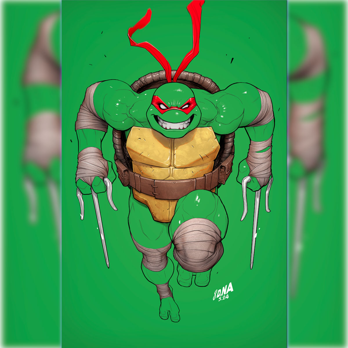 Turtle Power! Pre-orders for the TMNT #1 David Nakayama Exclusive (featuring Raphael in color bleed!) begin 5/17 at 5 PM CST! Don't miss out UnknownComicbooks.com #TMNT #ExclusiveVariant #PreOrderNow #UnknownComics