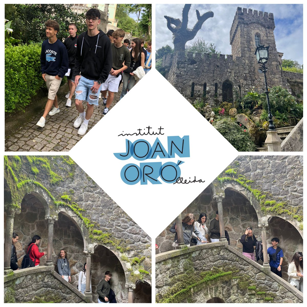 INSJoanOro's tweet photo. L'alumnat de #1rbat continua la seva estada a Portugal 🇵🇹 visitant llocs emblemàtics 📷 i captivadors 😍 de Sintra, Cascais i Estoril.
#fidecurs
#experiencies
#SomMésHumans➕❤️ https://t.co/29e2XU3z4x