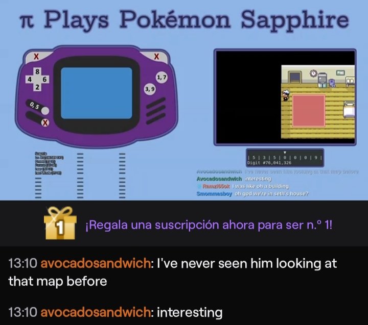 Lo que es ver a pi jugar Pokémon Zafiro día a día