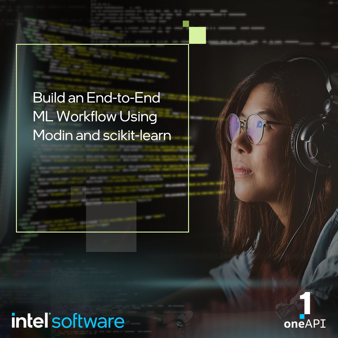 IntelDevTools's tweet image. Learn how to use Intel Extension for @scikit_learn and Intel Distribution of @Modin_project to build a machine learning workflow in this code sample that processes US census data to find the relationship between education and income in the US: intel.ly/4bFCDnB

#oneAPI