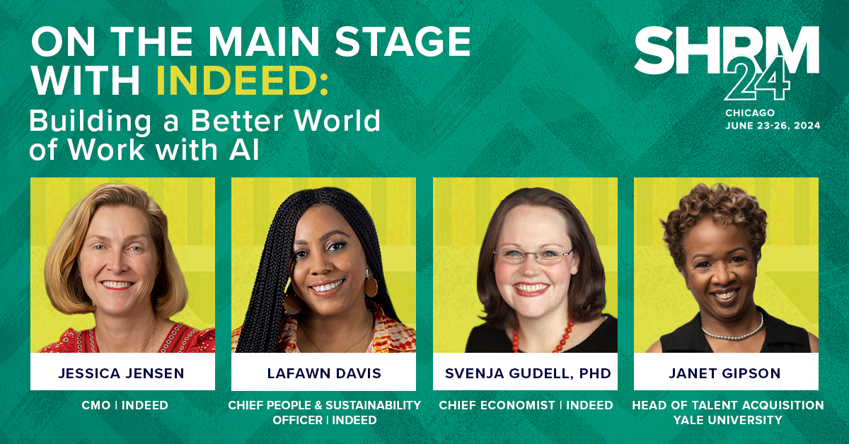 Integrating #AI tools isn't just about technology; it's about empowering teams to collaborate effectively. At #SHRM24, discover how we can combine AI with human expertise for a brighter future of work! Learn more about this session with @Indeed at: shrm.co/y7w4vd