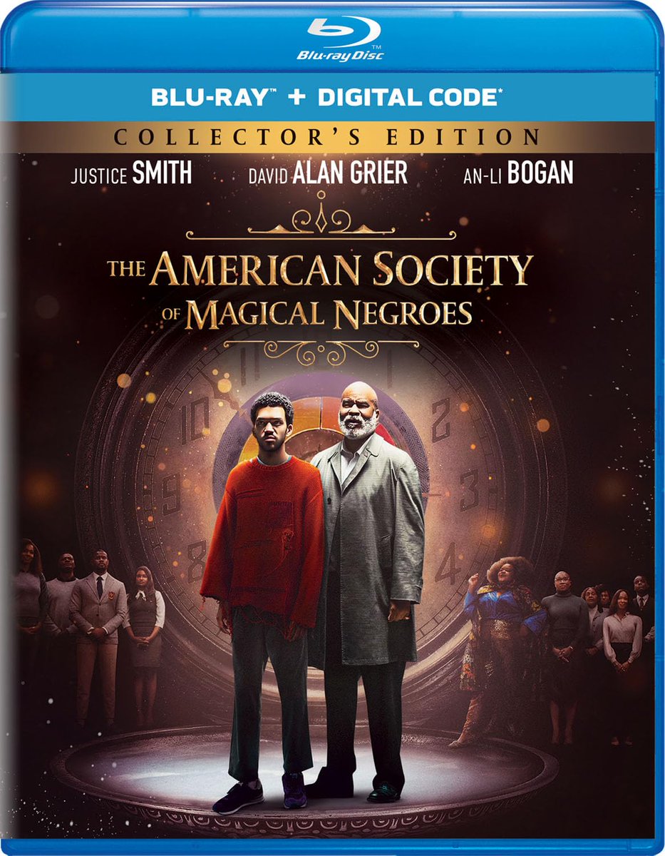 The fantasy comedy THE AMERICAN SOCIETY OF MAGICAL NEGROES (2024) has been released on DVD & Blu-ray

entertainment-factor.blogspot.com/2024/05/the-am…

#dvd #bluray #theamericansocietyofmagicalnegroes #comedy #davidalangrier #justicecsmith #anlibogan