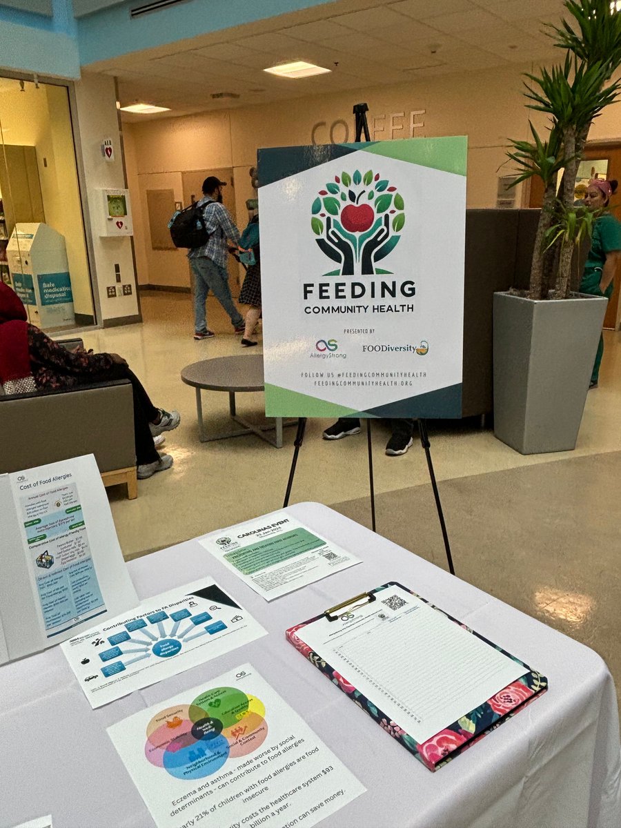 So meaningful to spend time speaking with families and healthcare providers at Children's National Food Allergy Fair. AllergyStrong brought practical resources to help families access the resources they need to make their lives easier. Thank you, @ChildrensNatl! #allergies