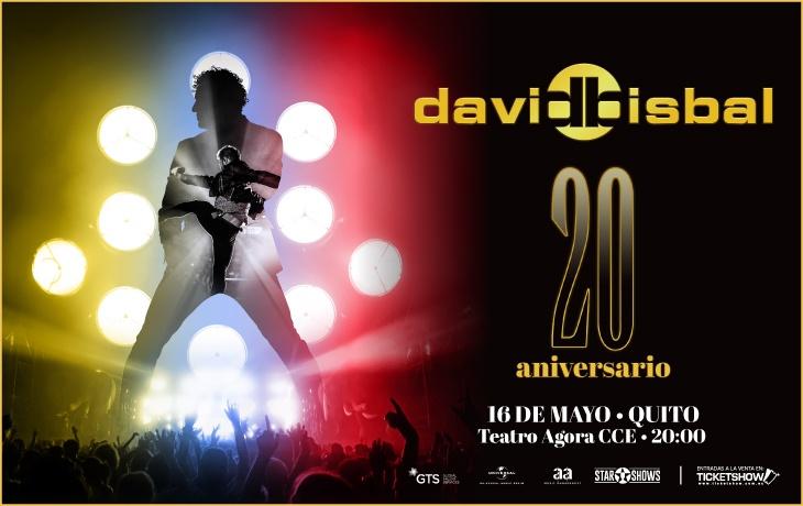 Esta noche toca subirte al Teatro Agora CCE en Quito a las 20.00 vamos a por otra noche espectacular mi David !!! 💪💪💙💙 @davidbisbal