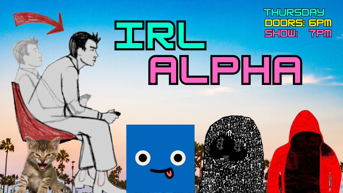 🎉IRL Alpha Today! 🍾 Live in Venice CA w/ our Panel: Yoon of Magic Eden, RUNEMILIO of RUNEMILIO, Patrick Amadon + more! Pull up w/ your spicy takes!🌶️ Can't make it IRL 🌴 Catch the stream on X or Youtube👇