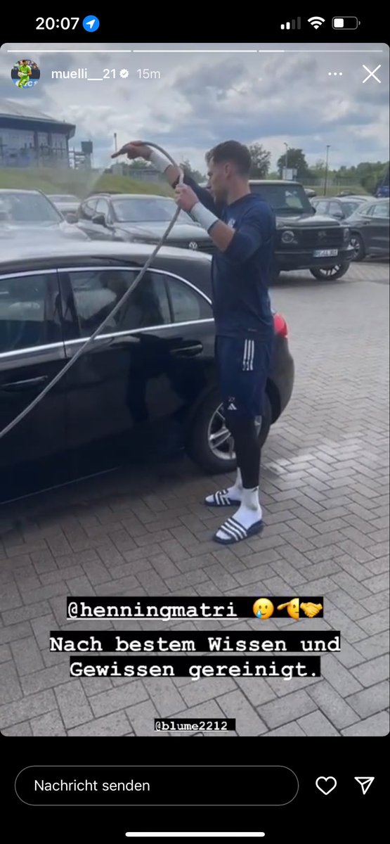 #Schalke - das Punkteranking der Trainingsspielchen (unter Geraerts eingeführt) ist beendet: Verlierer Marius Müller musste dem Gewinner Henning Matriciani das Auto waschen 🧼🚗