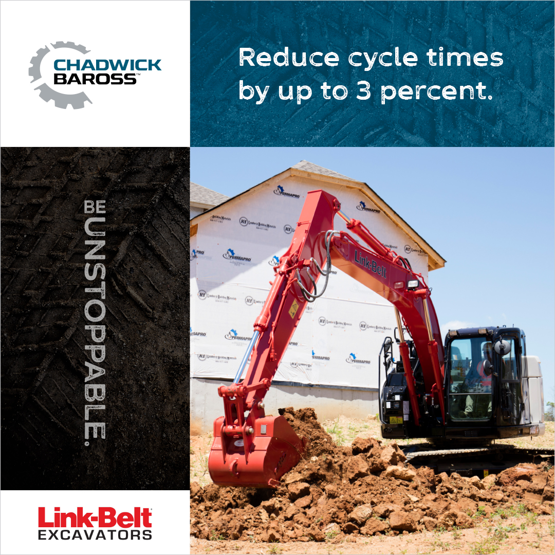 ChadwickBaRoss's tweet photo. Break the cycle of inefficient cycle times. Work smarter with a Link-Belt 145 X4. https://t.co/kj7olIqDYM https://t.co/iNfd8eQyLQ