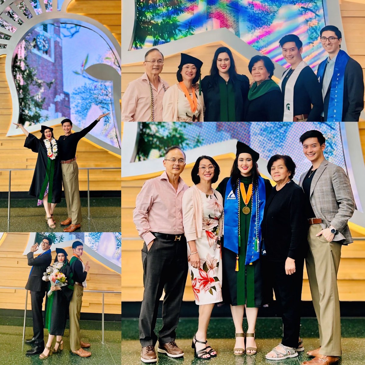 donnatranmd's tweet image. Hey look, Ma, I made it! 🥳 Thank you to my loved ones for supporting me. From struggling with mental health and failing ➡️ graduating with an MD &amp;amp; MPH &amp;amp; heading to Stanford residency, this rising psychiatrist is feeling grateful🍀 #spartanmd24 #psychiatry #stanford #graduation