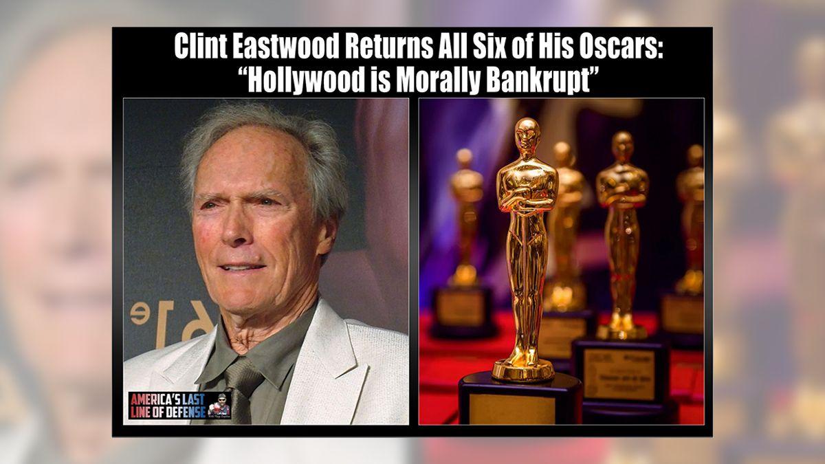 Did you hear the rumor that Clint Eastwood returned all of his Oscars, citing 'woke nonsense in Hollywood'? It originated on a 'satire' website and is false. snopes.com/fact-check/cli…