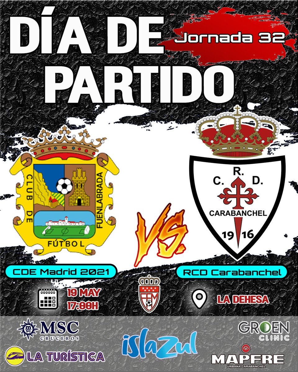 Real Club Deportivo Carabanchel (@rcdcarabanchel) on Twitter photo โฝ๐๐๐ ๐๐ ๐๐๐๐๐๐๐โฝ
๐ ๐๐ผ๐ฟ๐ป๐ฎ๐ฑ๐ฎ ๐ฏ๐ฎ
๐ <a href="/FuenlaCantera/">El Vivero ๐ฑ</a>
๐
๐ฏ๐๐๐๐๐๐ 19 de ๐ธ๐๐๐
๐ ๐ณ๐ ๐ซ๐๐๐๐๐
๐ฆ ๐๐:๐๐ horas
#VAMOSCARAโชโซ
#OrgullodeBarrio๐ค๐ค โฝ๐๐๐ ๐๐ ๐๐๐๐๐๐๐โฝ
๐ ๐๐ผ๐ฟ๐ป๐ฎ๐ฑ๐ฎ ๐ฏ๐ฎ
๐ <a href="/FuenlaCantera/">El Vivero ๐ฑ</a>
๐
๐ฏ๐๐๐๐๐๐ 19 de ๐ธ๐๐๐
๐ ๐ณ๐ ๐ซ๐๐๐๐๐
๐ฆ ๐๐:๐๐ horas
#VAMOSCARAโชโซ
#OrgullodeBarrio๐ค๐ค