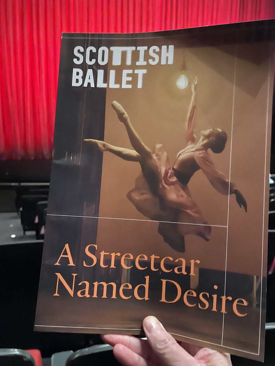 Have waited to see @scottishballet’s A Streetcar Named Desire for an age! Expectations are high at @Sadlers_Wells