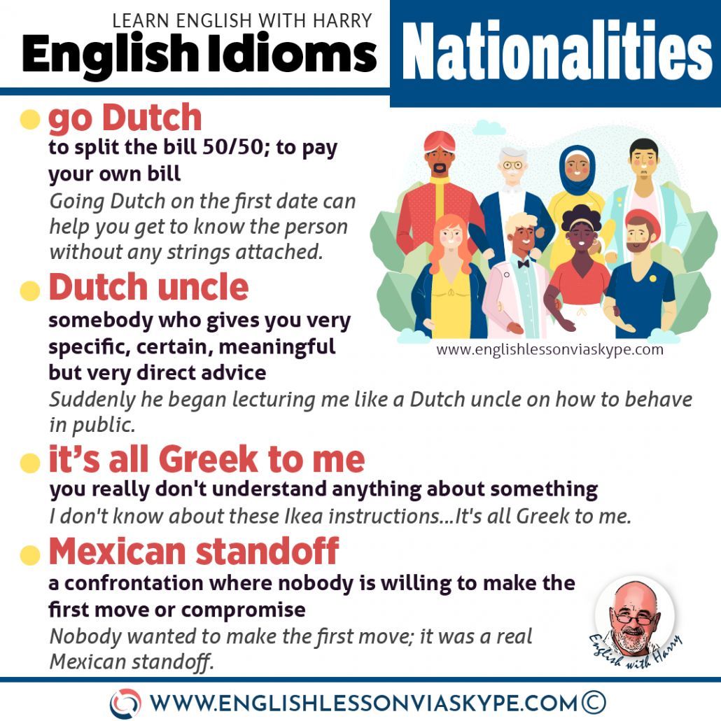 VOCABULARY: Learn 10 English idioms with nationalities and improve your speaking skills. Click the link to learn more ➡️ bit.ly/3lo9WnN 

#LearnEnglish #ingles #inglesonline #IELTS #vocabulary @englishvskype