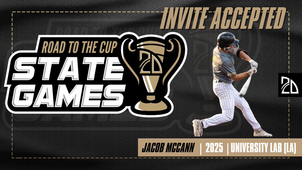 ⭐️ Jake McCann ⭐️ 2D State Games June 4th at University of Lafayette @RaginCajunsBSB The D2 Select State Championship MVP #uncommitted @jakemccann__ is heading to Lafayette for our State Games!