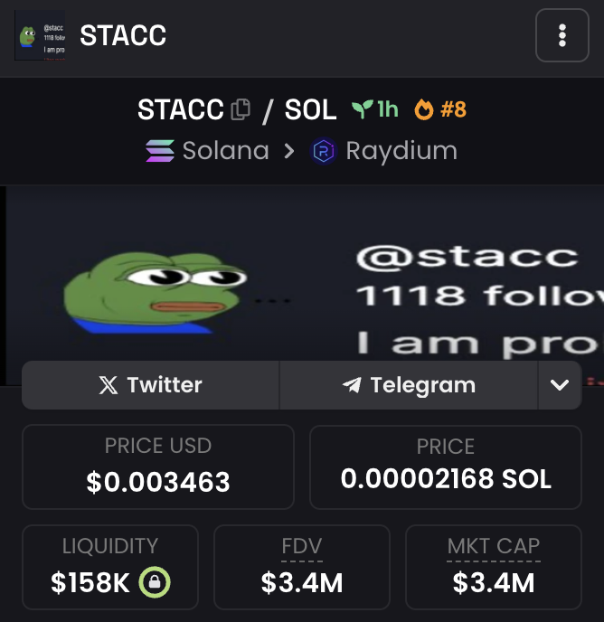 We doing it for the culture 

Just like <a href="/STACCoverflow/">stacc's ex-con arc.</a> 

$STACC