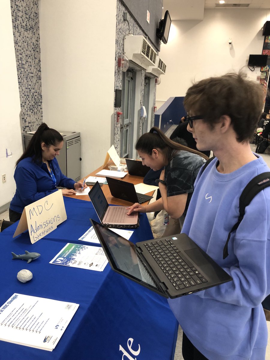 CapAtm1's tweet photo. Shoutout to MDC admissions and financial aid office…incredible support for our Seniors! ⁦@atmsenior⁩ ⁦@MDCPSNorth⁩ ⁦@SKrantz21⁩ ⁦@AlayonSally⁩ ⁦@cshinn2⁩ ⁦@EddieSpomed⁩ ⁦@MourningPTSA⁩ https://t.co/qRBxU5NAzW