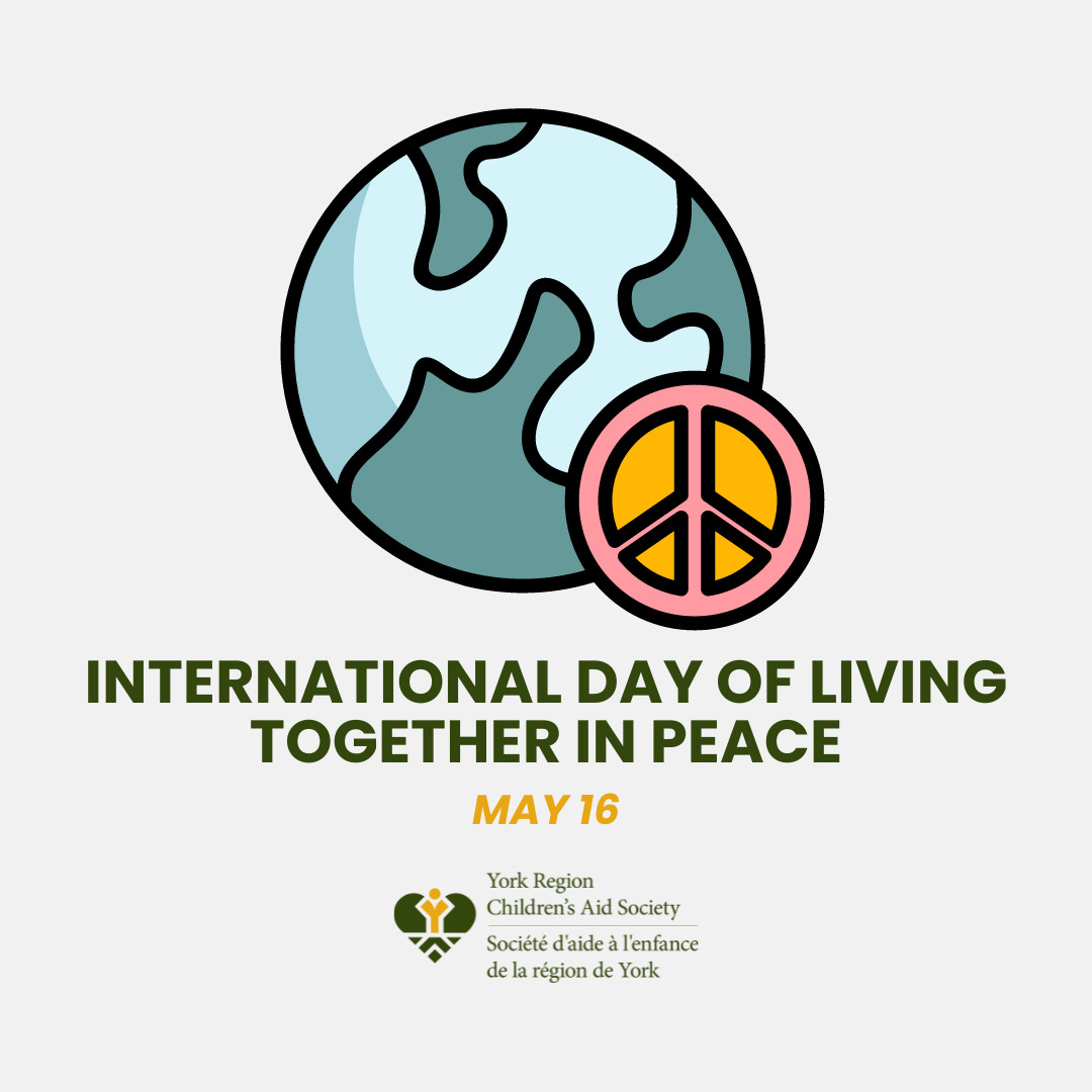 #InternationalDayofLivingTogetherinPeace encourages us to embrace diversity, foster empathy, and build bridges of understanding. 🌍✌️

Here at #YRCAS, we celebrate our differences and unite in our common #humanity for a brighter, more harmonious future.