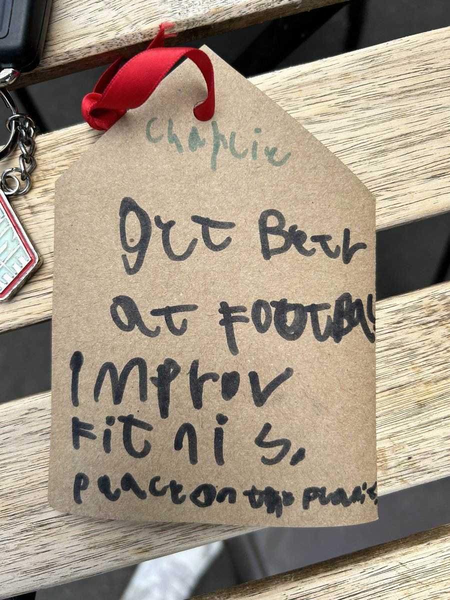 Charlie’s aims for the year ahead ❤️

Get better at football ⚽️
Improve fitness 🏃‍♂️ 
Peace on the planet 🌎