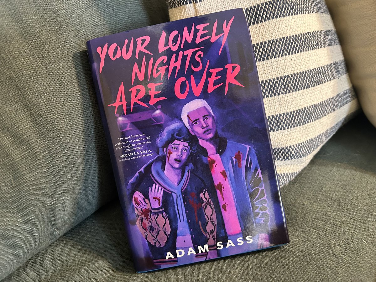 I’m absolutely enjoying #yourlonelynightsareover by @TheAdamSass — I love the characters and the #writing voice. Plus, I’m a sucker for a good #slasher. I think it’s going to be the summer of #youngadult #horror! #ya #yahorror #reading #youngadultbooks #writingcommunity