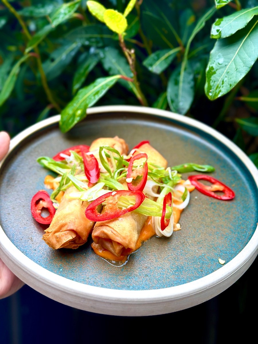 The weekend is almost here! Why not grab a light bite to eat to start the weekend off right! You’re looking at our delectably delightful crab spring roll with a @ABSOLUTUK   Bloody Mary sauce. Sounds yummy right? #foodporn #food #seafood #springfood #pubfood #pub #londonpub