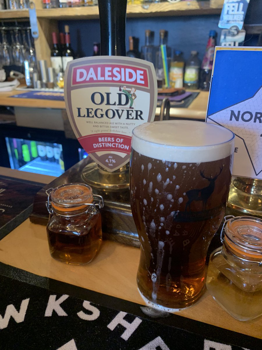 Old Legover @DalesideBrewery Good old fashioned bitter! 👍🍻🍻