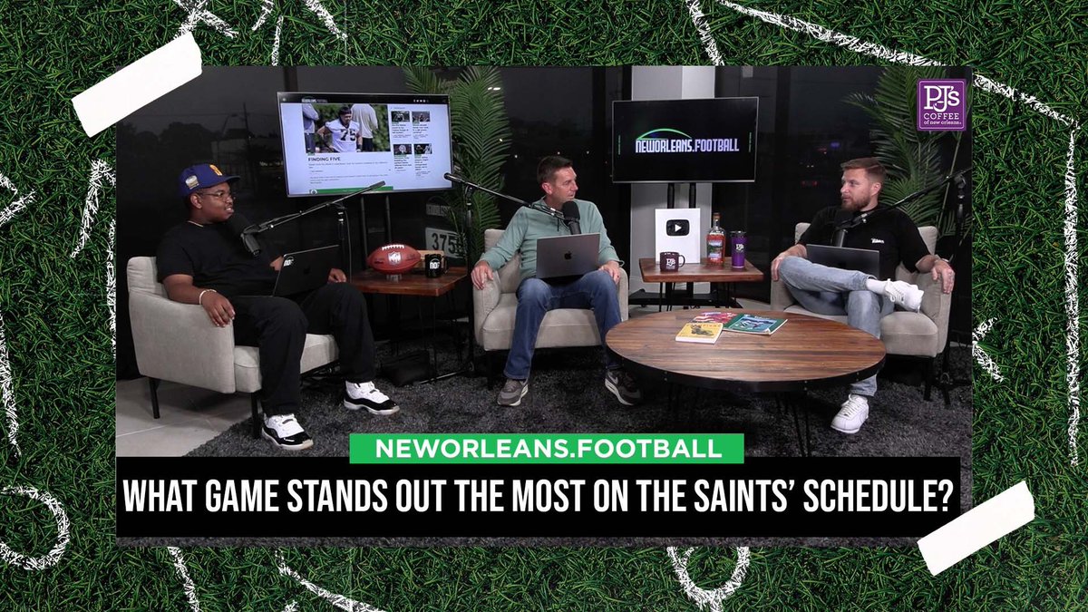 🆕: NOF Saints Schedule Reaction - What game stands out the most on the schedule? - Sean Payton returns - Record predictions 📺: youtu.be/LK2erdBvXs4?si…