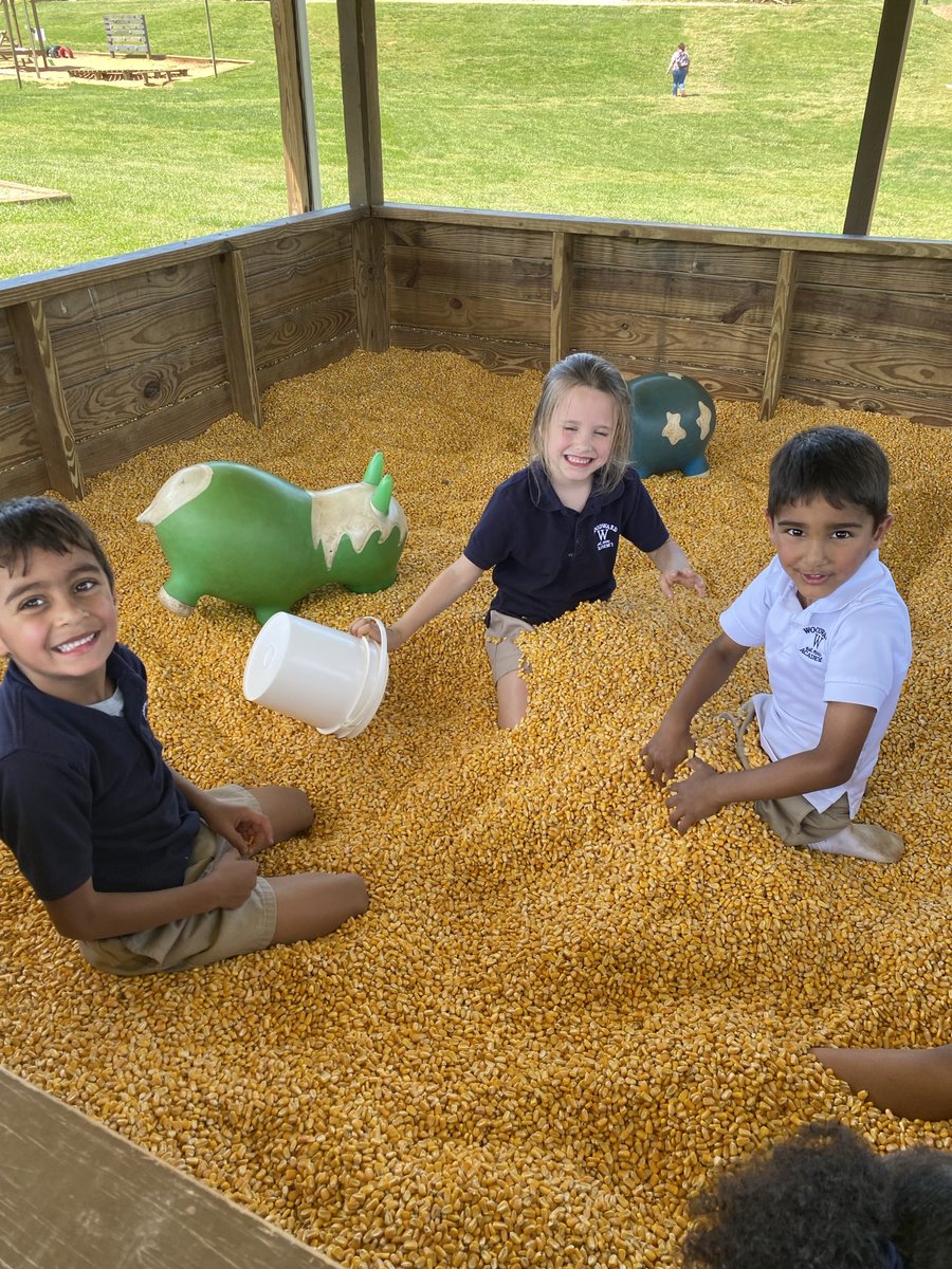 PK trip to the farm! They had a blast! ⁦@WoodwardAcademy⁩