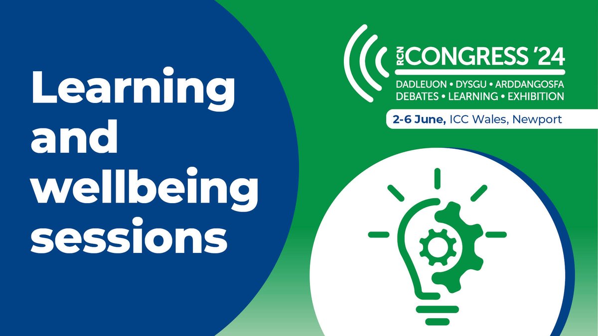 In addition to keynote speakers and a packed debate agenda, we have a full learning & wellbeing programme at #RCN24. Check out our line-up of events including sessions tailored for students and nursing support workers, plus health & wellbeing activities: bit.ly/3P1Cdhm