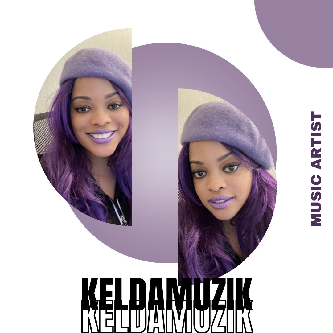 Keldamuzik is here to bring a splash of purple magic to your feed! 🎤💜✨ Check out her latest music and follow her journey as she takes the music world by storm. 🌟 #Keldamuzik #MusicArtist #PurpleVibes #NewMusic #FollowHerJourney