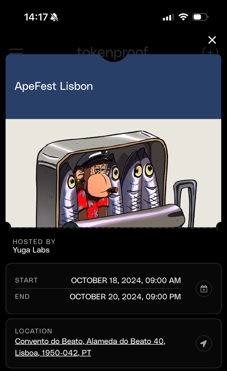 Putting the final touches on Apefest ticketing @tokenproof @FonzGm @lowbellie @BoredApeYC See you degens next week #first