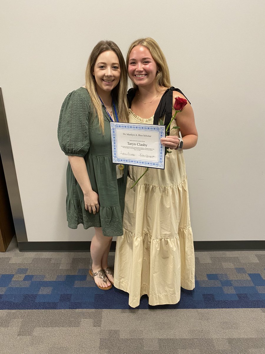 Beyond thankful for Lisa Grinsfelder & Richardson Retired School Personnel who so graciously invited me to celebrate Taryn, the first-ever recipient of their Dr. Marilyn A. Rice Scholarship for future educators! So proud of this fabulous young lady! @TheCBreedlove #risdweareone