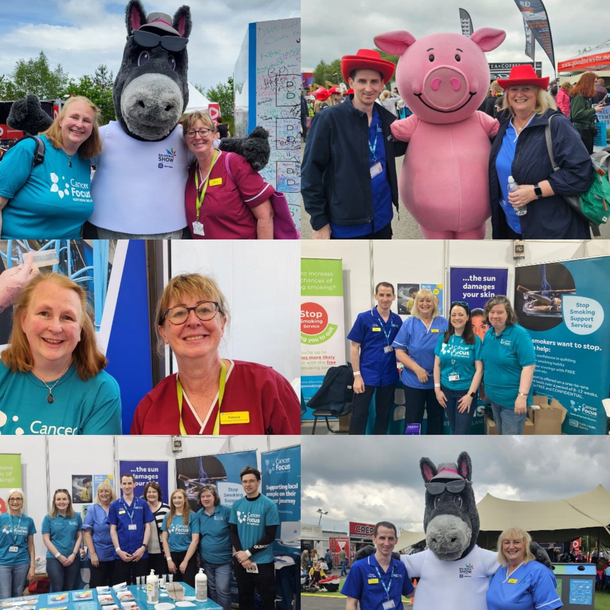 #teamderm out and about at #balmoralshow promoting for sun awareness week the past few days with Cancer focus. Thanks for having us!  #CancerAwarenessMonth #teamderm