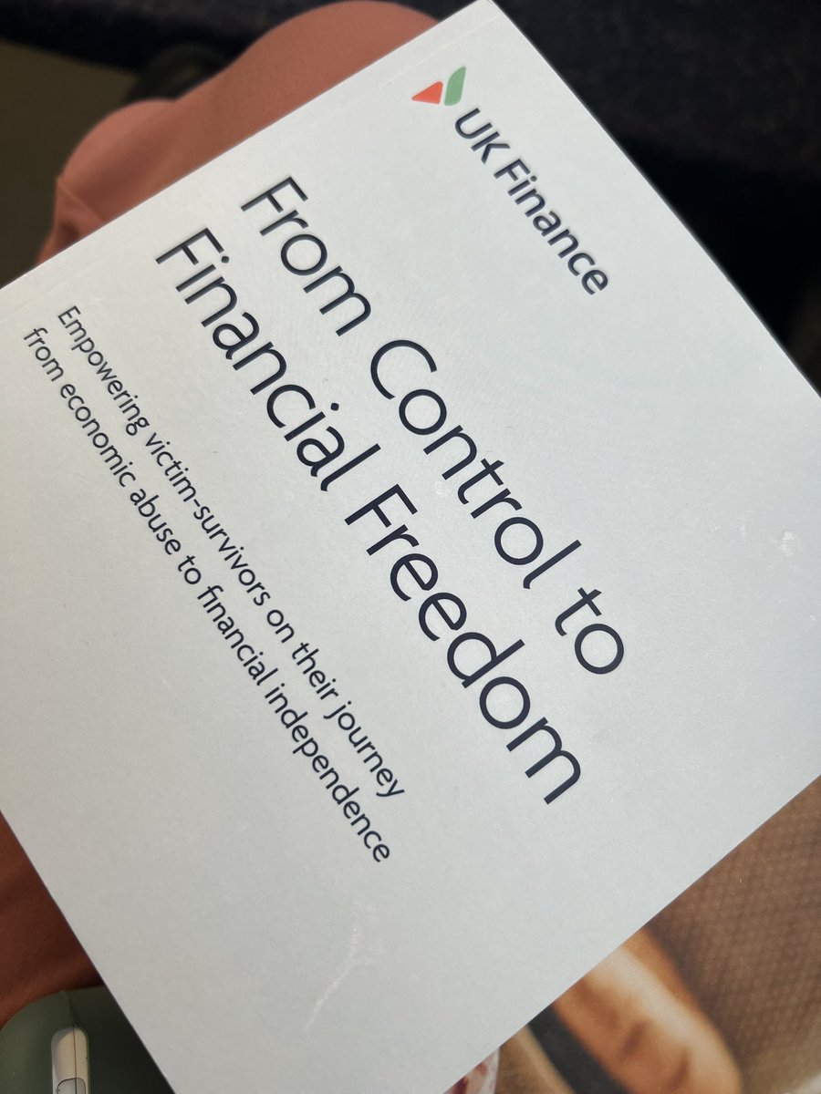Fantastic to see <a href="/UKFtweets/">UK Finance</a> report ‘from control their financial freedom’ launched and seeing the impact of the  partnership work of <a href="/MoneyAdvicePlus/">Money Advice Plus #BrightonHove #Eastbourne</a> <a href="/SEAresource/">Surviving Economic Abuse</a>.