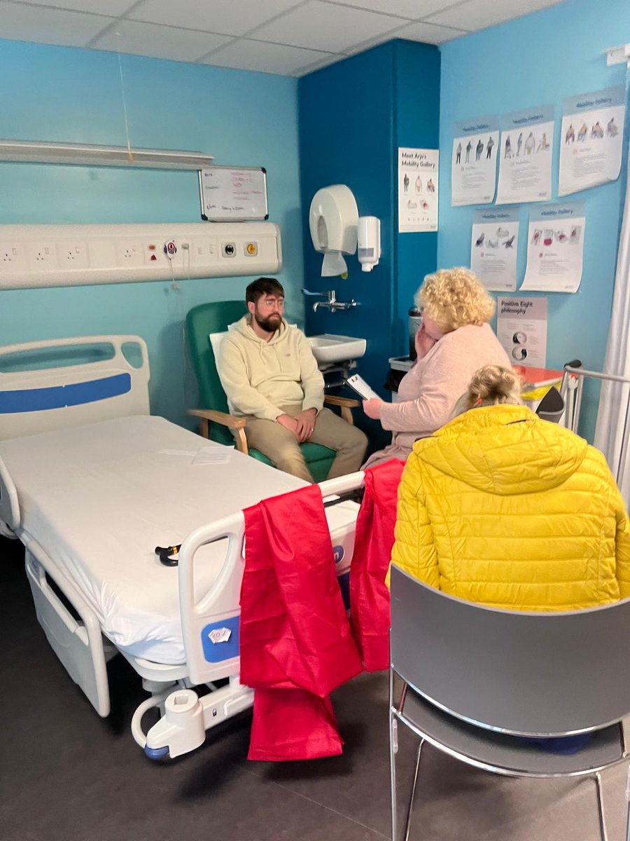 Our Year 1 #occupationaltherapy students busy practicing their interviewing skills ahead of their simulation with @PhysioEdinNap in the coming weeks! Lots of reflection on the importance of active listening, documentation and giving and receiving feedback! @ENU_OT_