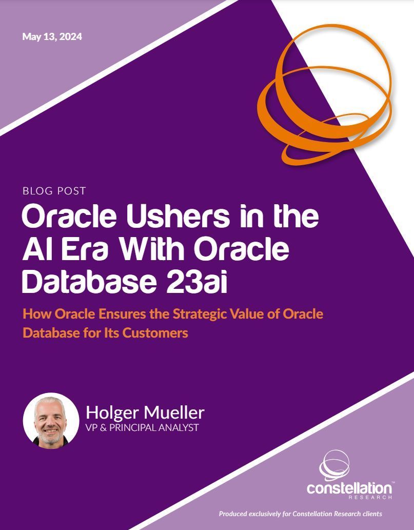 Read my latest: @Oracle Ushers in the #AI Era With @OracleDatabase 23ai oracle.com/a/ocom/docs/da… Take a look at how Oracle ensures the strategic value of Oracle Database for its customers and gets a lease of 20 more years for its database.