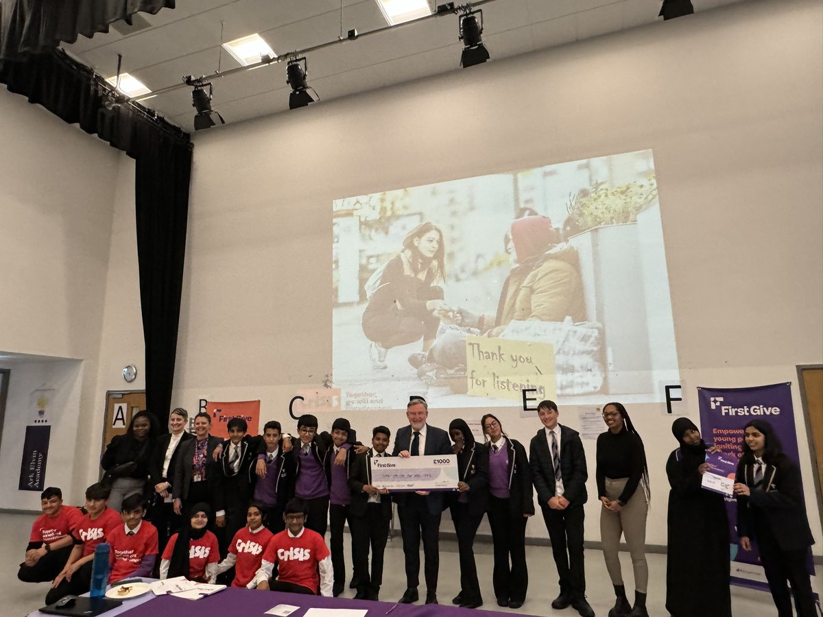 Year 9 students @ArkElvinAcademy showing what amazing citizens they are becoming. Each group vying with the other to do more for their chosen charities & presenting their work to the judges. So many folk knock young people. Wonderful to see these kids show how wrong they are.