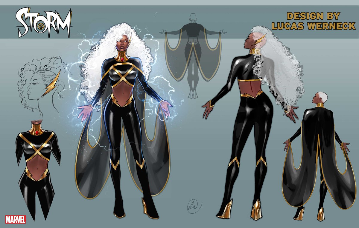 Marvel Comics announces a 'STORM' ongoing series from writer Murewa Ayodele and artist Lucas Werneck. The series launches this October and will follow Storm acting as Earth's prime protector in the wake of the fall of Krakoa and her joining the Avengers.