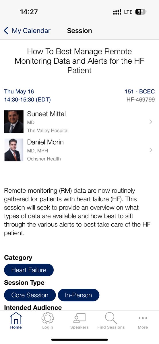 And we continue with the same subject #RemoteMonitoring now in #HF population with @drsuneet & @DanielPMorin #HRS2024