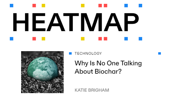 🍃'Biochar Is Dominating the Carbon Removal Market — But No One Seems to Care' 📰 In the latest article on @heatmap_news, @katie_brigham raises pertinent questions as to why biochar has received less attention and funding than other carbon removal methods. 📊 Interestingly,