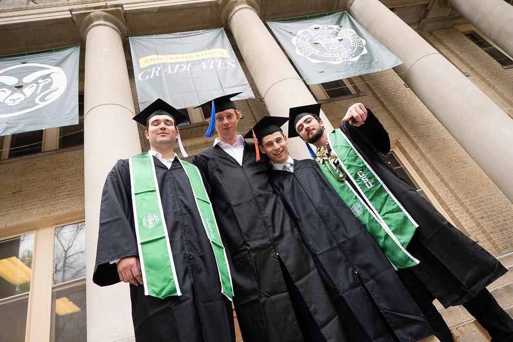 CSUSystem's tweet image. A #ThrowbackThursday to this past weekend at our Fort Collins and Pueblo campuses, where more than 6,000 remarkable graduates received their degrees. The entire #CSUSystem is excited to see the mark you make on the world.

Congratulations, Grads 🥳