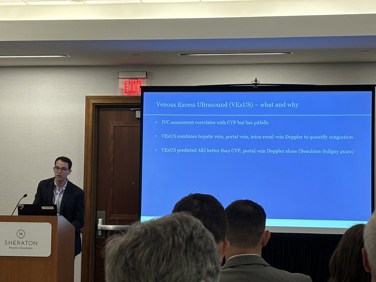 Yale EM Ultrasound (@yale_eus) on Twitter photo At #SAEM24, Doug Barber, one of the <a href="/yaleem2/">YaleEM</a> residents, presented on the feasibility of VExUS in the ED. His study found that portal vein Doppler was easiest to obtain, with renal vein being the hardest. <a href="/Yale_EM/">Yale Emergency Medicine</a> <a href="/cmoore433/">Chris Moore</a> At #SAEM24, Doug Barber, one of the <a href="/yaleem2/">YaleEM</a> residents, presented on the feasibility of VExUS in the ED. His study found that portal vein Doppler was easiest to obtain, with renal vein being the hardest. <a href="/Yale_EM/">Yale Emergency Medicine</a> <a href="/cmoore433/">Chris Moore</a>