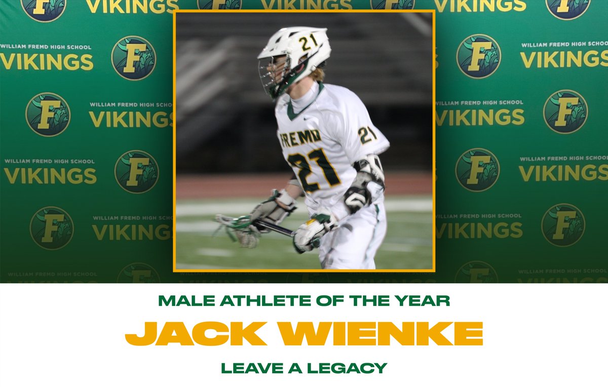 Congrats to Jack Wienke for being selected as our Male Athlete of the Year!

#leavealegacy