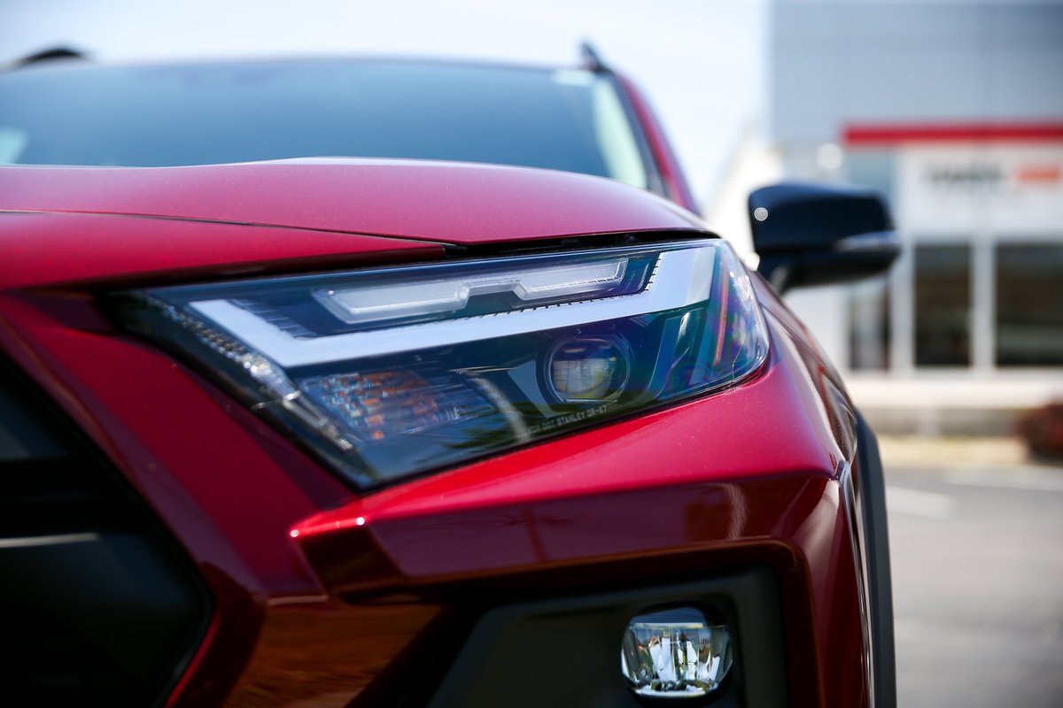 YarkToyota's tweet photo. Ready to stand out, against any background. The 2024 Toyota RAV4’s powerful stance and purposeful styling help give it a look that’s aggressive off the road and sophisticated on the streets. https://t.co/FkVIacZYlw