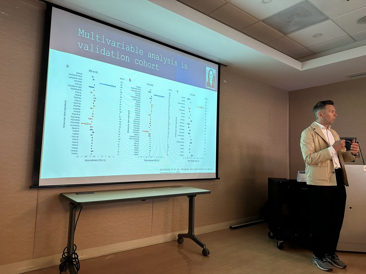 Awesome talk about Precision Medicine in IBD @jonashalfvarson Thanks for visiting our Biology of IBD Rounds @UofTGastroHep @SinaiHealth @KenCroitoru @The_GEMProject @TurpinWilliams @hsteinhart @laura_targownik @AnthonydeBuck @guthealthmd @vwaimeih